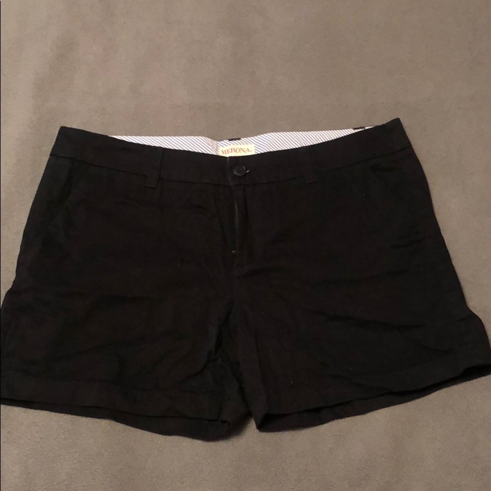Merona (target brand) black shorts